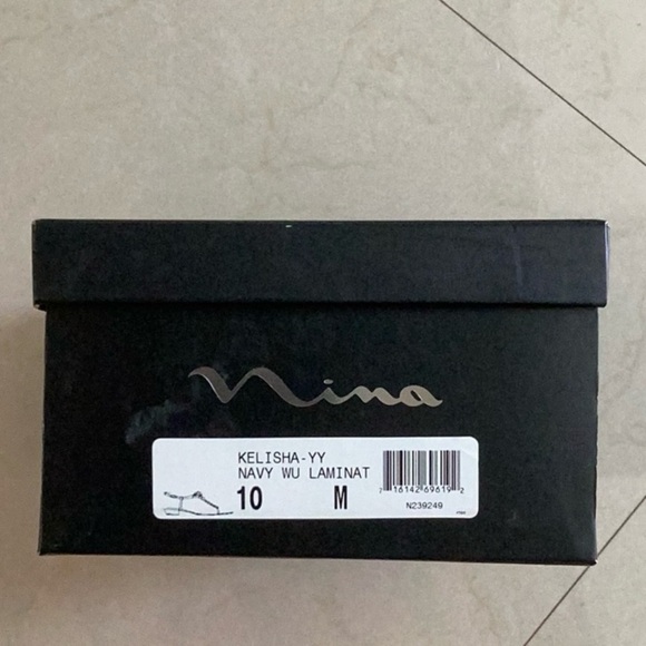 Nina Kelisha-YY Women's Sandals Navy Blue.
Sz 10M - Picture 3 of 4